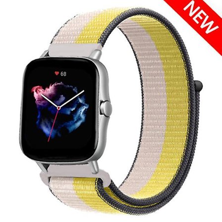 20 mm 22 mm watch för Amazfit Gts/2/2e/4/3/mini Gtr 4/2/3/ pro 47 mm Stratos 3 nylon Pulseira Correa Amazfit bipsband