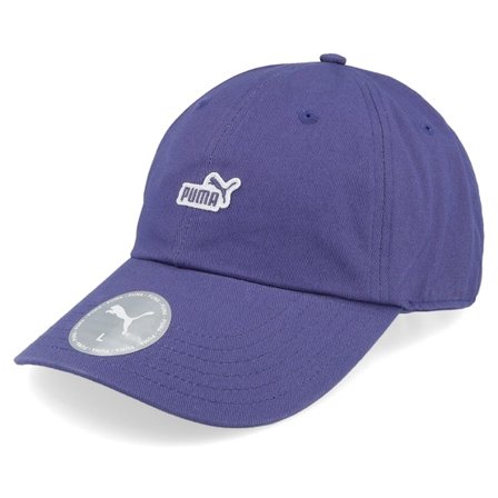 Puma - Blauw unconstructed Cap - Essential No. 1 Logo Patch Bb Cap Blue Dad Cap @ Hatstore