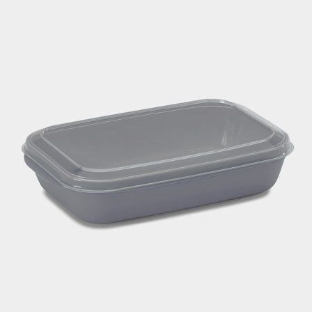 Fiambrera Nordiska Plast Everyday Classic, gris, 1.1 litro