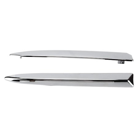 Forlygtegitter i krom til forreste kofanger 735455041 Udskiftning til FIAT 500 2007‐2015