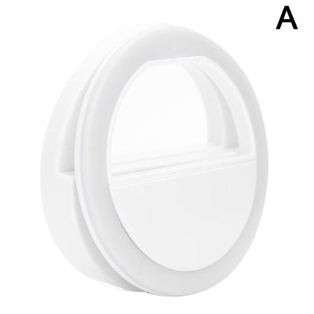 Selfie Ring Ljus Telefon Kamera Mini Lamp Clip 3-level Ljusstyrka