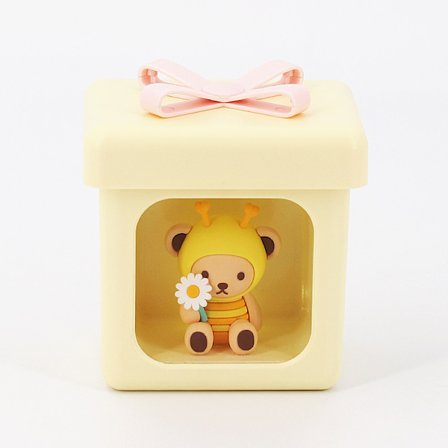 Mini söpö sarjakuva Teddy yövalo Opiskelija USB-lataus Söpö Be