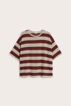 Kappahl | Sweter z dzianiny, z krótkimi rękawami Czerwony 2XL | Czerwony