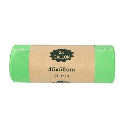 Organiske avfallsposer - 100 % komposterbare og biologisk nedbrytbare - 45*50cm