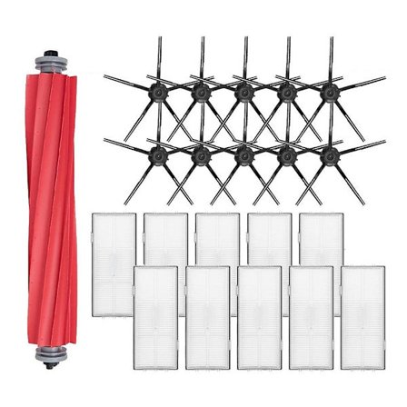 Huvudsidoborste HEPA-filter Mopptrasa för S7 / T7s Plus / S7 Maxv Ultra Robotdammsugare