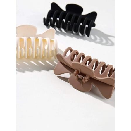 REA__REA__1Pack med 3 st.Stora Matta Hårklämmor 9x5 cm.