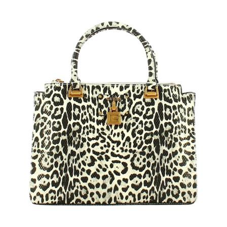 Guess, Centre Stage Bag Wit, Dames, Maat:ONE Size,leopard