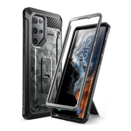 Supcase Galaxy S22 Ultra Skal Unicorn Beetle Pro - Camo Grå