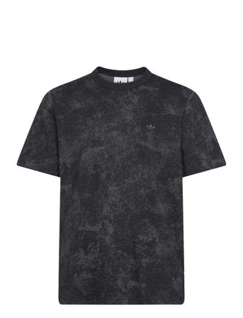 Adv Graphic Tee T-shirts Short-sleeved Svart Adidas Originals*Betinget Tilbud