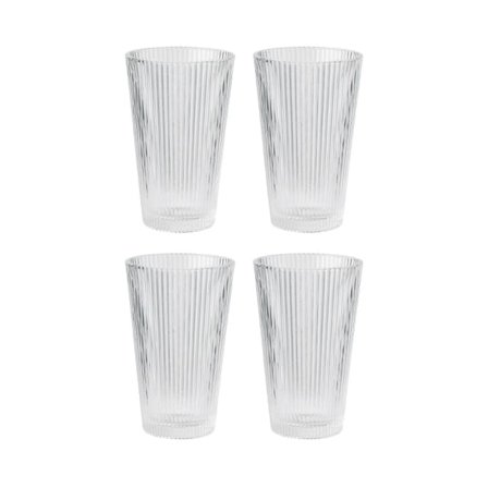 Stelton Pilastro dricksglas 0.35 l. 4-Pack Kök & matlagning Unisex Transparant ONESIZE