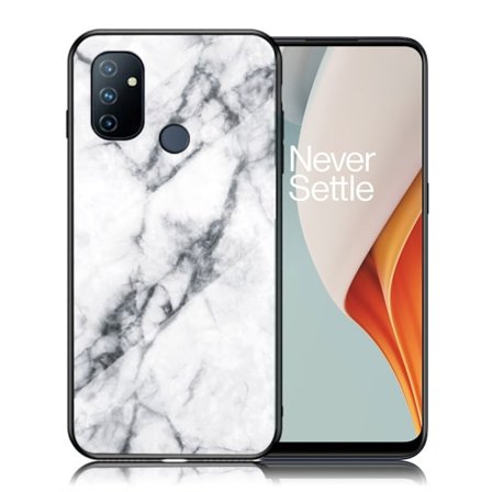 Fantasy marmor OnePlus Nord N100 cover - hvid
