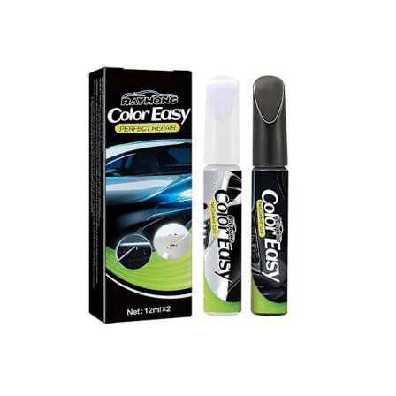 Bilridser Reparationsvæske, Bil Lampeskærm Gul Polering Rengøring Ridser Polering Lysende Belægningsmiddel