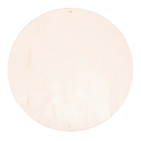 1 stk. Rund Træplade Ubehandlet Planke Rund Træskive DIY Ler Træplade