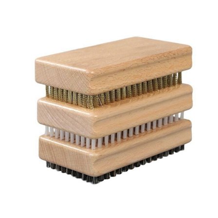 1/3 stk. Snøbrett Voks Børste Snøbrett Voks Kit Nylon/Messing/Hestehår Børste for Snøbrett Voksing Polering Skyggelegging