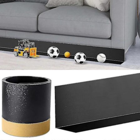 Justerbar 3m Under Soffa Leksaksspärr Sängspärr För Hem Barnrum Soffa svart