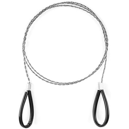 CDQ Utendørs Tråd Sag Rustfritt Stål Nød Lomme Utendørs Overlevelsesutstyr Campingutstyr (72cm)