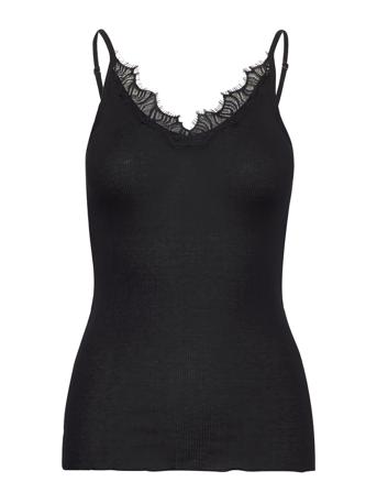 Mayasz Strap Top Top Ærmeløs Top Sort Saint Tropez