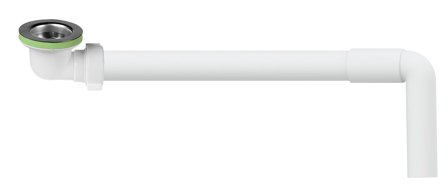 Faluplast 70810 Badekar afløb 120 x 835 mm, DN32, med vinkelventil, Indendørs afløb