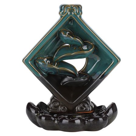 Lotus Keramisk Firkant Røkelsesbrenner Hjemmeinnredning