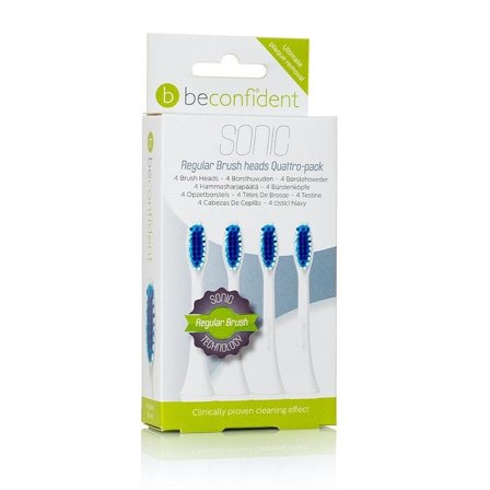 Beconfident Sonic Toothbrush heads 6 stk, Medicin & Pleje, Mund & Tandpleje, Tandblegning