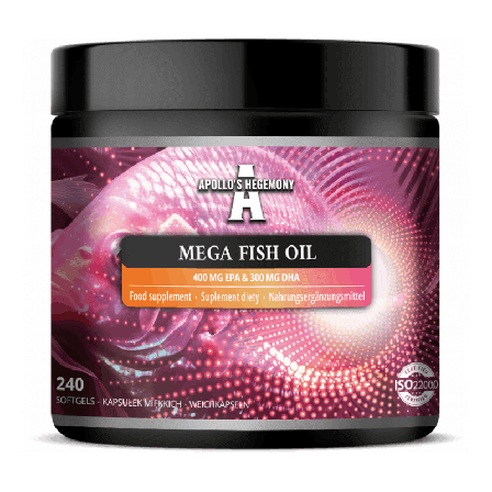 Høykonsentrert Omega-3 – 400 mg EPA & 300 mg DHA – 240 kapsler