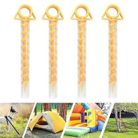 Muovinen kierrepohja-ankkuri - Ihanteellinen retkeilyyn, eläinten, telttojen, katosten ja muiden kiinnittämiseen