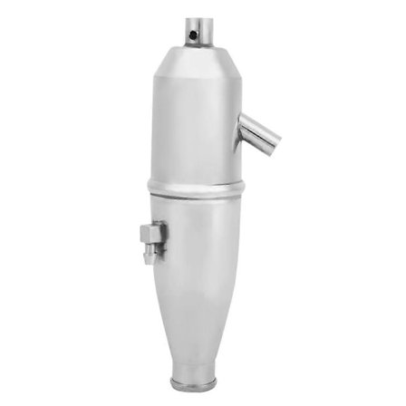 Sidomonterat avgasrör i aluminium för 1/10 HSP RC Nitro Buggy Bildelar Lastbilsmotordelar