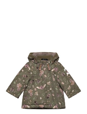 mikk-line Polyester Baby Jacket - Aop - Khaki green - 80