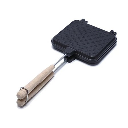 Gas Smörgåsbrödform Biff Frukostpanna Pannkakspanna Dubbelsidig Energibesparande Hållbar Panna Baki