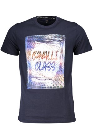 Cavalli Class T-shirt Maniche Corte Uomo Blu