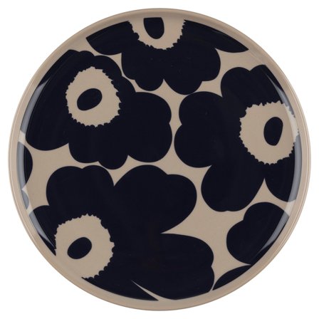Marimekko Unikko tallerken Ø20, terrakotta/blå - Terra/blue | KitchenOne