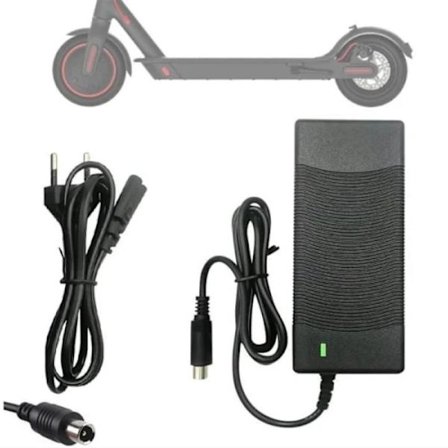 Laddare - 42V 2A för M365 och Ninebot - Snabb och säker laddning M365/Pro/1S/Pro2/Essential/3