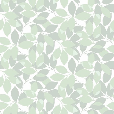 Duro Tapetprov, Augusti 676-02P Blommor & Blad, Grön, L, , Färg & tapeter