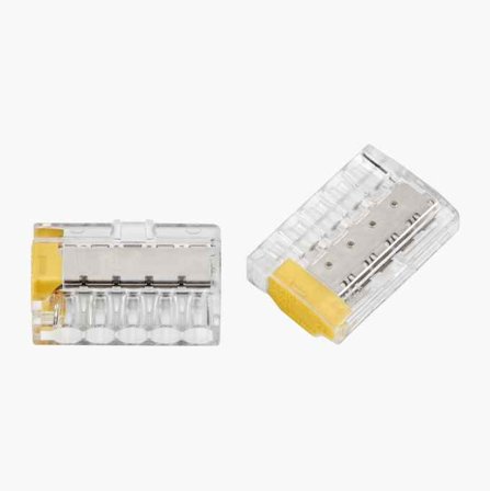 Biltema - Koblingsklemme med hurtiglås 5-leder 100 stk.