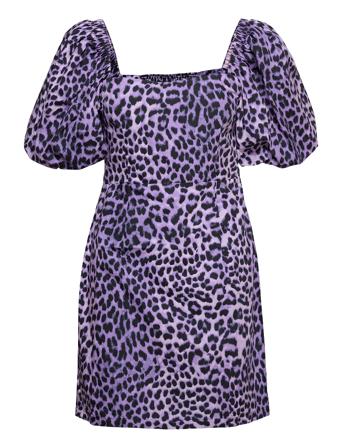Enjasmine Dress Aop 6731 Kort Klänning Lila Envii