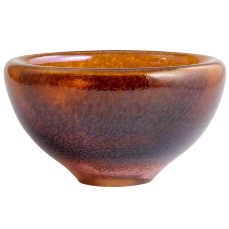 Kosta boda BV Beans bowl golden brown AC -21' - 'Gold brown