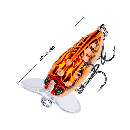 1st Hårt Bifiske Lockar 3d Eyes Crank Bait 8# Diskantkrokar T