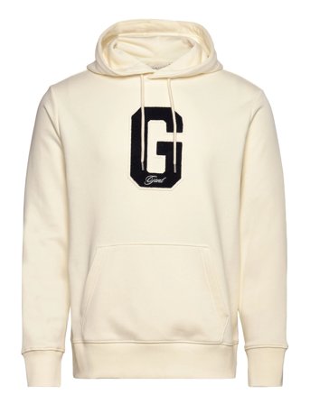 GANT G Badge Hoodie - Cream - L