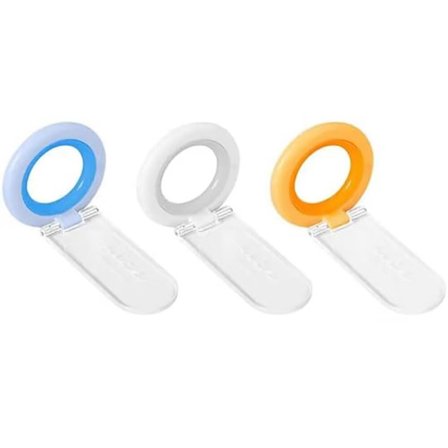 3 stk. (grå+orange+blå) toiletsæde løft, klæbende toiletsæde