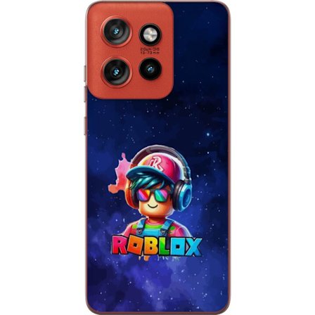 Kompatibelt Mobilskal till Motorola Motorola Edge 50 Neo Roblox Space Explorer Design utformad i ett futuristiskt rymdtema med färgstarka detaljer, k