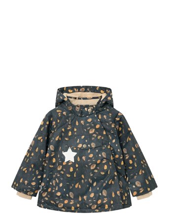 MINI A TURE Matwang Fleece Lined Winter Jacket. Grs - Khaki green - 80