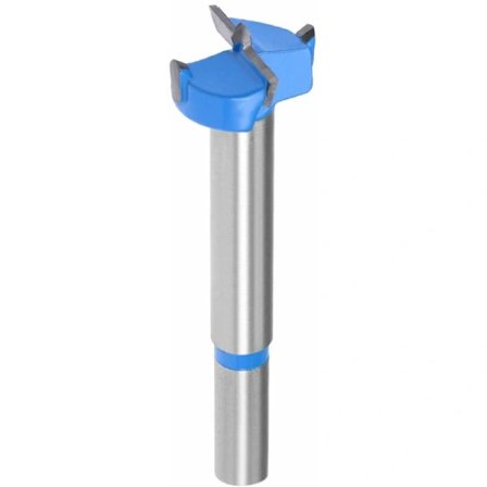Forstner-terä 21 mm, volframikarbiditerä puun poraamiseen, saranareikien poraamiseen puuntyöstössä (sininen, harmaa), A