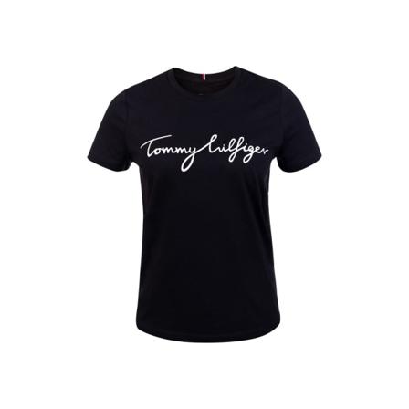 Shirts Tommy Hilfiger Heritage Graphic Tee Svarta 173 - 177 Cm/l