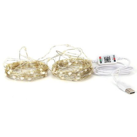 20m/65,6ft 200 LED-lyskæde Telefon APP Bluetooth-styring KLB