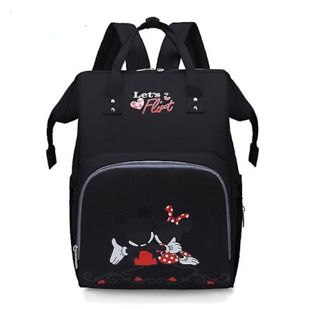 Disney Minnie Mikki Hiiri -kuvioinen vaippalaukku, vedenpitävä äitiysreppu, monitoiminen matkareppu, suuri tilavuus, rataslaukku