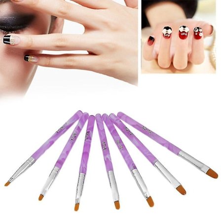 7 kpl Kynsien Piirtokynät Kynsien Taidetarvikkeet Valokuvaus Harja