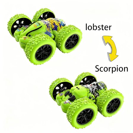 1 stk./2 stk./3 stk./4 stk. dobbeltsidet tumle-inerti terrængående legetøjsbil