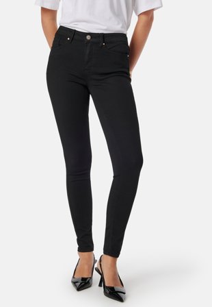 VERO MODA Vmflash Mr Skinny Jeans Li140 Black Klær