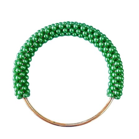 Pearl Bag Handtag Handväska Handtag GRÖN