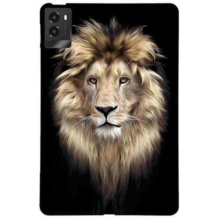 För Lenovo Legion Y700 (2025) TPU Fodral Mönstertryck Slim Tablet Skyddsfodral - Lejon